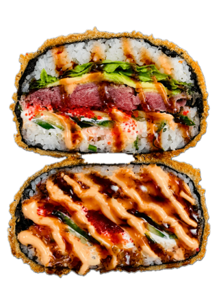 Burger sushi z tunczykiem