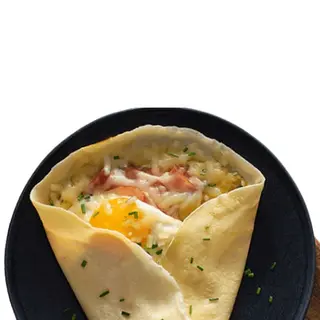 Crêpe Jambon fromage oeuf
