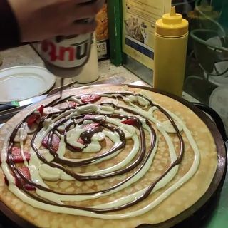 Crêpe Nutella & galak cioccolato bianco