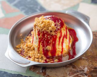 Flan de queso “cheesecake”