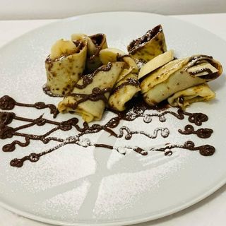 Clătite cu nutella + banane 