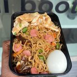 Fish&Sausage noodles with Eggs