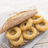Bocadillo De Rabas De Calamar Con Alioli