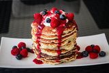 pancakes fruits rouges