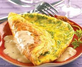 Omelette Dinde Fumée