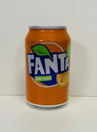 Bote de Fanta naranja