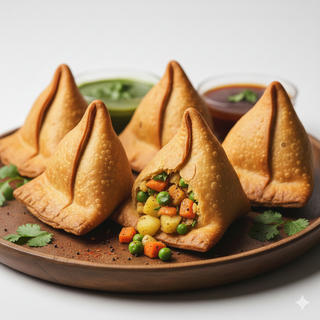 Samosa Vegetal (4 unid))