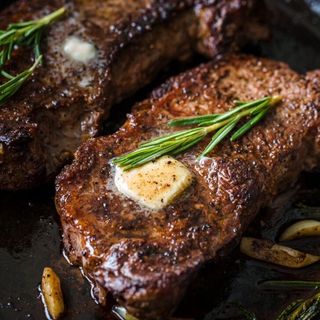 Rib-eye steak
