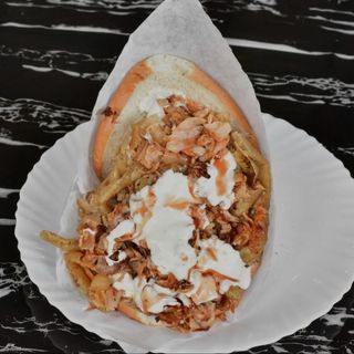 Kebab Doble Con Queso