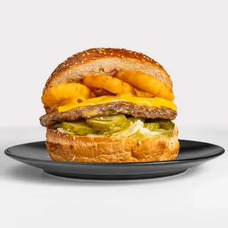 Onion spicy smashed burger