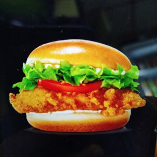 Hamburger with Grill Chicken