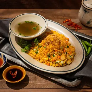 Arroz Ullambana- Com rang chay 