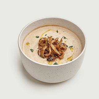 Грибний крем-суп із трюфельною олією