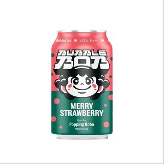 Napój Bubble Bob Merry Strawberry z pękającymi kuleczkami