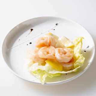 132 Gamberi in salsa limone