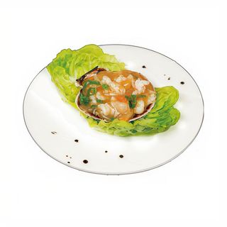 61. Fideos de cristal con mariscos