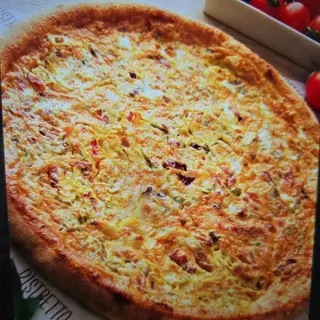 Pizza egg (omleta pe blat de pizza)