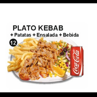 Menú 12 Plato Kebab