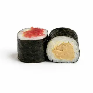 Maki Micuit Con Coulis De Frutos Rojos