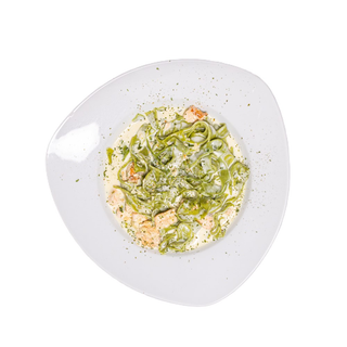 Tagliatelle s lososom