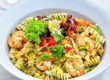 Pasta Crevettes Pesto