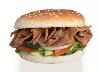 Kebab burger