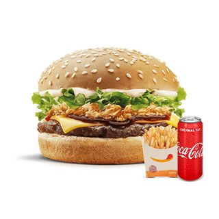 საქონლის ხორცის დელუქს მენიუ