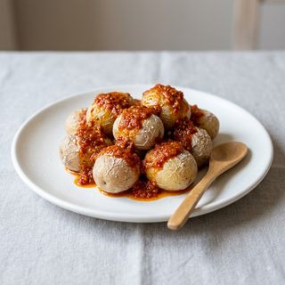 Tapa De Papas Arrugadas Con Mojo