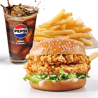 Zinger Burger Podwójny Menu