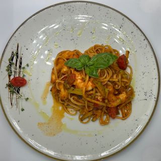 Pašta sa tikvicama i ćuretinom 400 gr