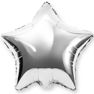 Balon Stea Argintiu