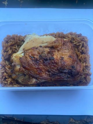Jollof Rice and Chicken