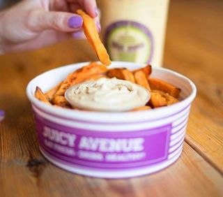 Sweet Potato al Horno + Dip (Vegan)