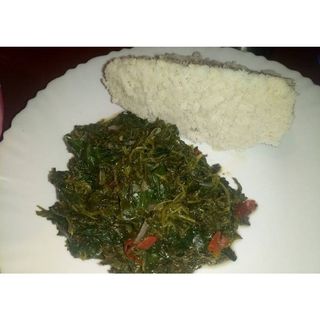 Ugali + Creamed Managu