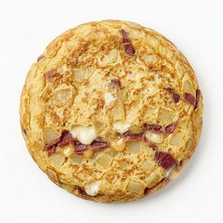 Tortilla De Patata Con Cecina Y Queso De Cabra (Entera)