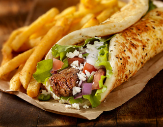 Menú Kebab Solo Carne De Pollo