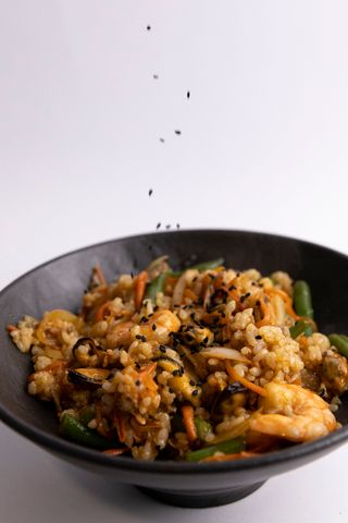 Рис з морепродуктами (550г)