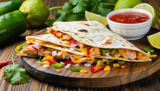 Quesadilla de Pui cu sos Sweet Chilli