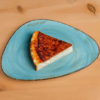 Tarta de queso vasca