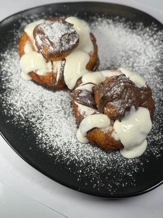 Papanași cu nutella