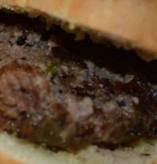 Panino polpetta di cavallo brace