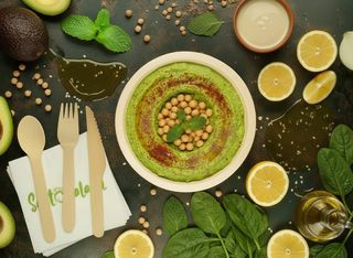 Hummus di avocado