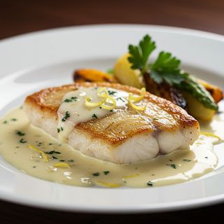 La Lotte À La Crème Crevettes