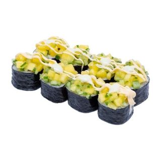 Futomaki z wegetariańską salsą