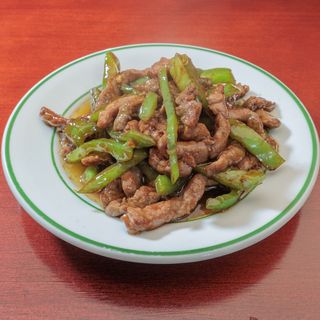 Ternera Con Pimientos Verdes