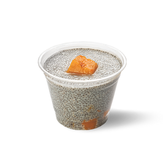 Кокосов пудинг с печена тиква и чия