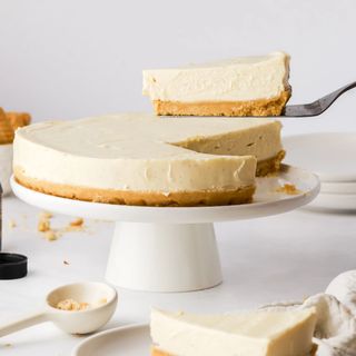 Cheesecake sem cobertura (Inteiro 12-14 Fatias)