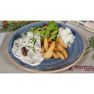 Biftek sa sosom od pečuraka