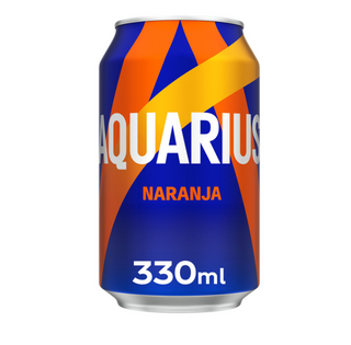 Aquarius Naranja Lata 330ml.