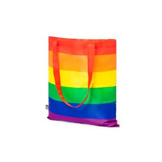 PRIDE - Sacola Tote com Bandeira de Arco-Íris